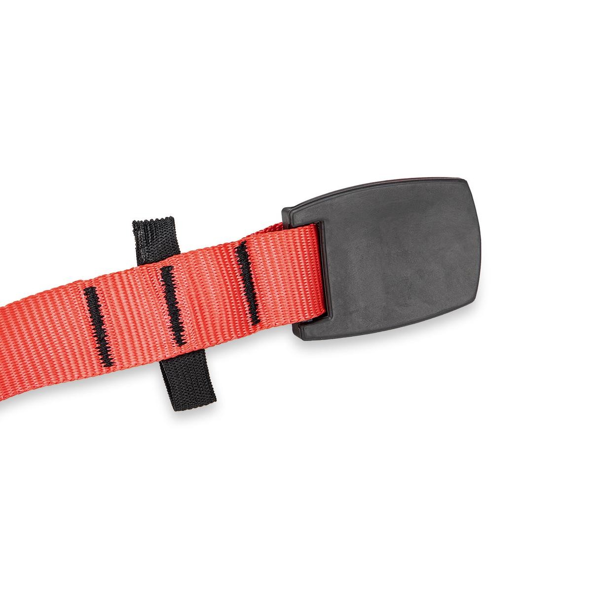 HEYNER 880250 Winch strap black, red, 2.5 m, 25 mm, 200 kg