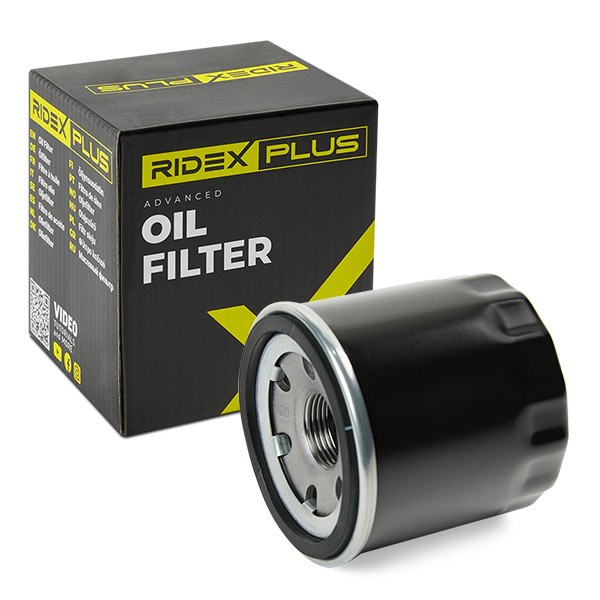 HONDA XL Ölfilter mit einem Rücklaufsperrventil, Anschraubfilter RIDEX PLUS 7O0026P