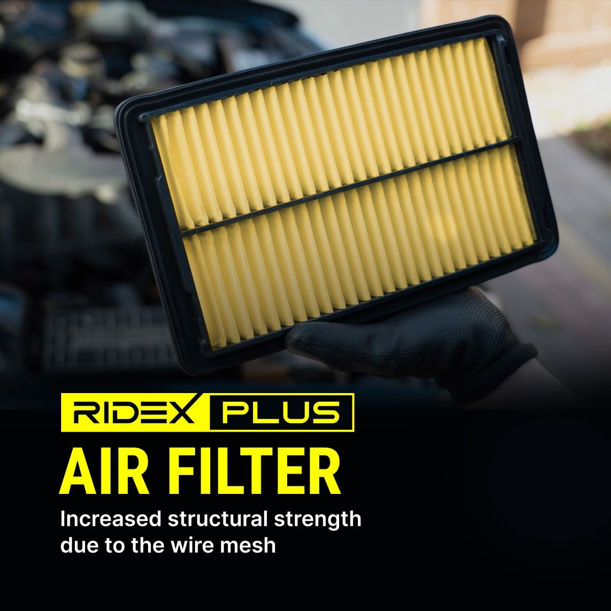 Air filter 8A0172P from RIDEX PLUS