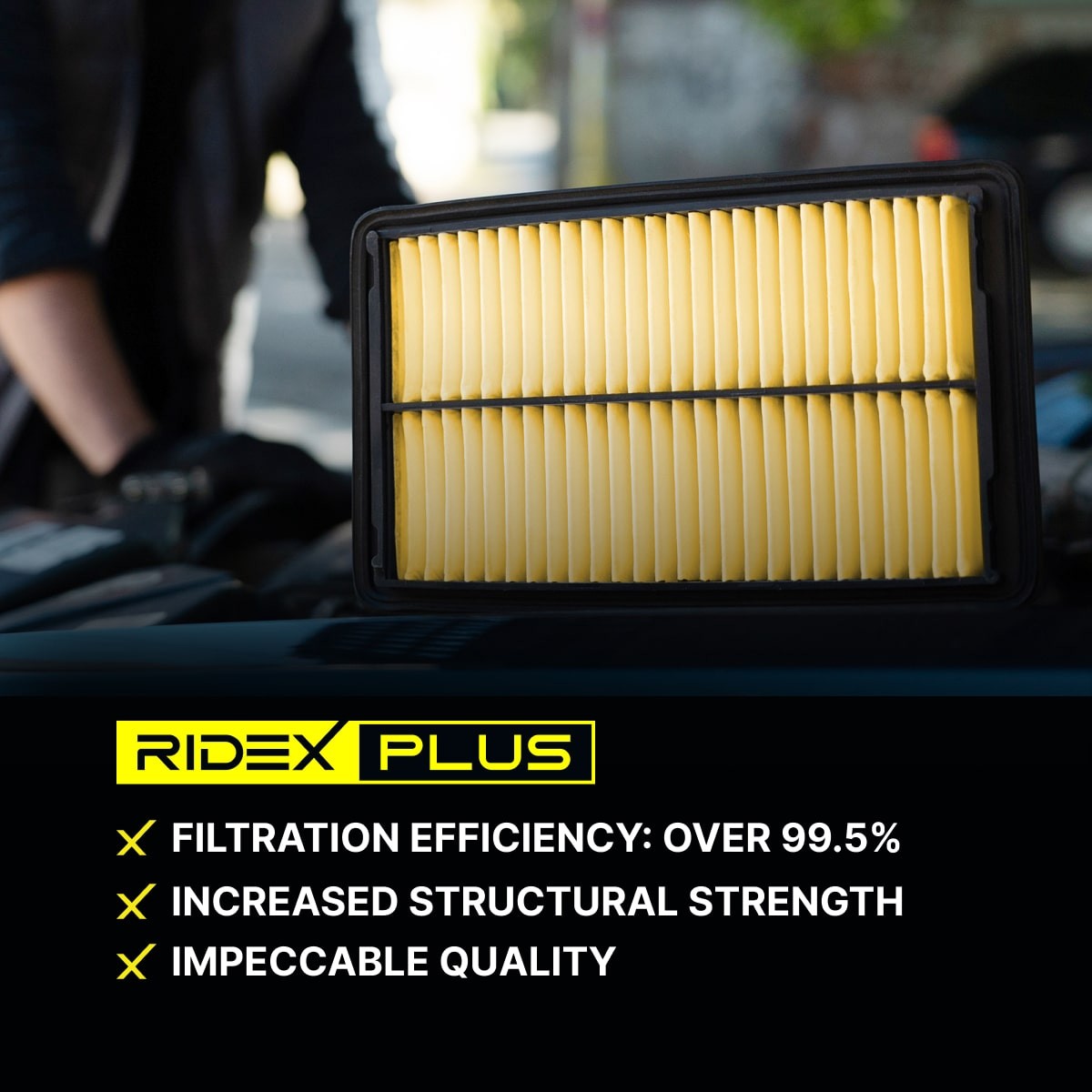 RIDEX PLUS Air filter 8A0123P