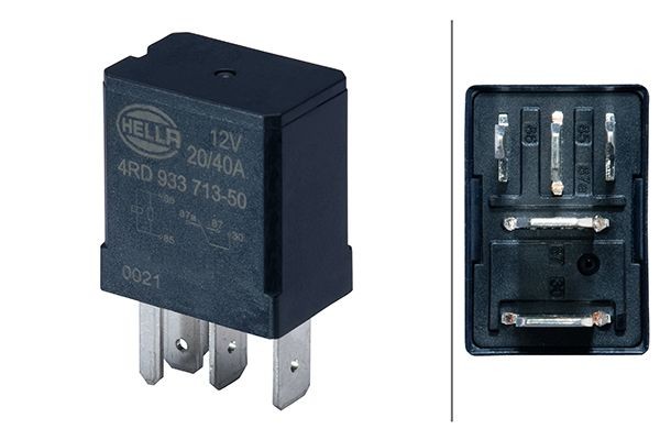 HELLA NO 40A / NC 20A, 5-pin connector Relay, main current 4RD 933 713-501 buy