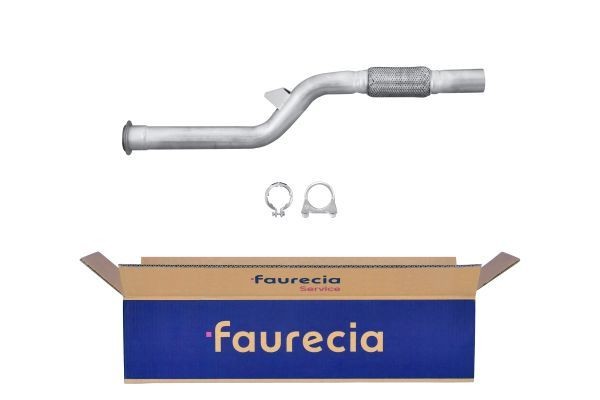 8LA 366 000-971 HELLA Exhaust pipes MERCEDES-BENZ Front, with mounting parts, for vehicles without catalytic convertor