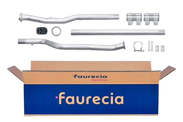8LA 366 001-631 HELLA Exhaust pipes VOLVO Centre, with mounting parts