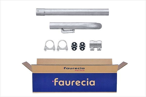 8LA 366 003-381 HELLA Exhaust pipes MERCEDES-BENZ Centre, with mounting parts
