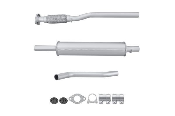 HELLA Middle exhaust pipe 8LC 366 023-841 for Fiat Punto Mk2