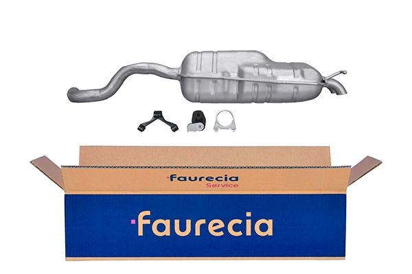 HELLA 8LD 366 026-661 Exhaust silencer SEAT LEON 2009 in original quality