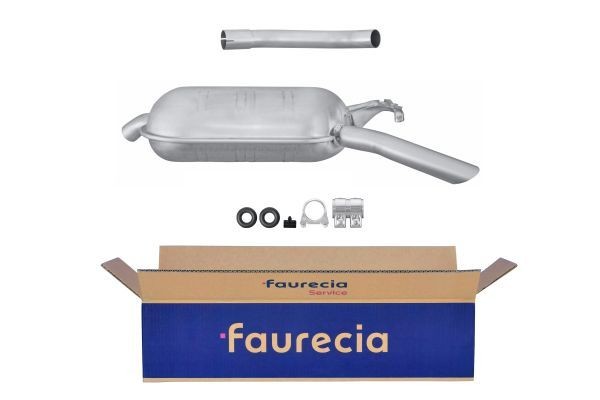 HELLA 8LD 366 033-141 Exhaust silencer MERCEDES-BENZ T2 1980 in original quality