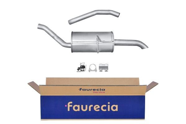 HELLA 8LD 366 034-711 Exhaust silencer RENAULT SCÉNIC 2005 in original quality