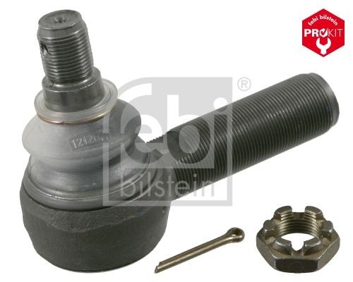 FEBI BILSTEIN Cone Size 26 mm, Bosch-Mahle Turbo NEW, Front Axle, with crown nut Cone Size: 26mm, Thread Type: with right-hand thread Tie rod end 15246 buy