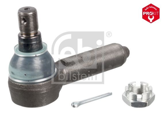 15247 FEBI BILSTEIN Tie rod end IVECO Cone Size 26 mm, Bosch-Mahle Turbo NEW, Front Axle Left, Front Axle Right, with crown nut