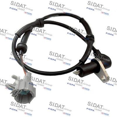84.1274A2 SIDAT Wheel speed sensor NISSAN Front Axle Right, Inductive Sensor, 2-pin connector, 620mm, 1,7 kOhm, 710mm, 42mm, oval