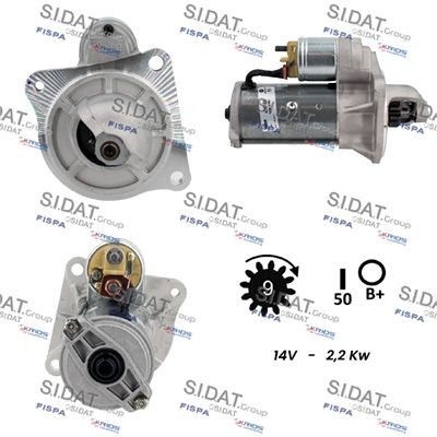 SIDAT S12VA0045 Starter motor 299 5140