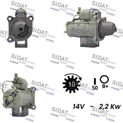 SIDAT S12VA0387 Starter motor 2873B058