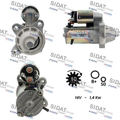 SIDAT S12VS0054 Starter motor 2T1 4 11000 AA