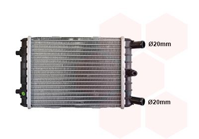 Audi Q8 Engine radiator VAN WEZEL 03012704 cheap