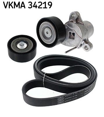 VKMA 34219 SKF Alternator belt FORD