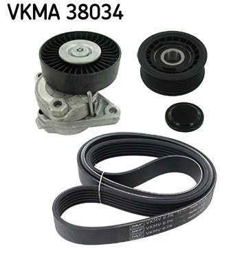 VKM 31041 SKF VKMA38034 Deflection / Guide Pulley, v-ribbed belt K04627509AA