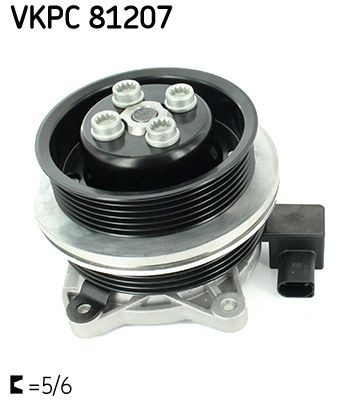SKF with gaskets/seals, with magnetic clutch, for v-ribbed belt use Water pumps VKPC 81207 buy