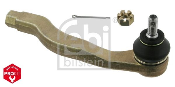FEBI BILSTEIN Bosch-Mahle Turbo NEW, Front Axle Right, with crown nut Tie rod end 15539 buy