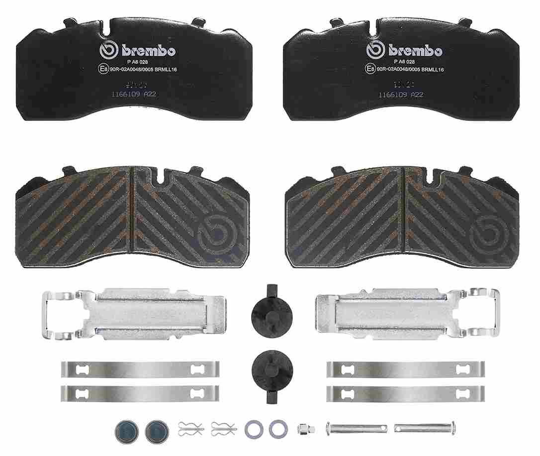BREMBO Brake pad kit P A6 028