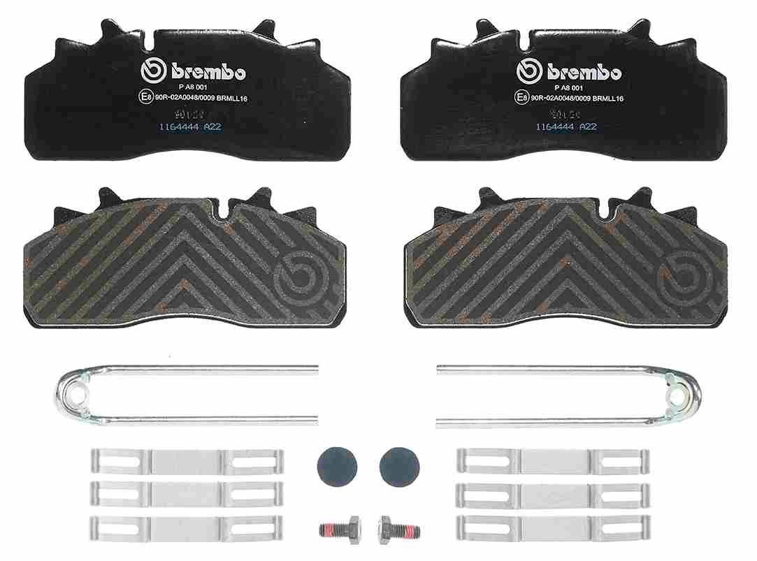 BREMBO Brake pad kit P A8 001
