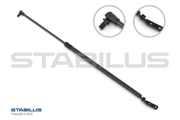 329149 STABILUS Tailgate struts SUBARU 390N, 635 mm