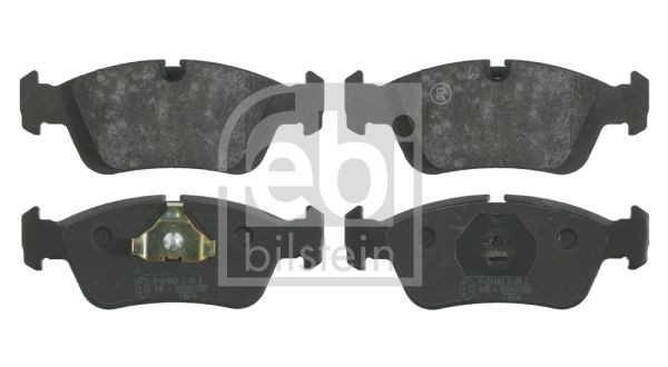 21293 FEBI BILSTEIN Front Axle, prepared for wear indicator Width: 57,5mm, Thickness 1: 17,5mm Brake pads 16002 buy