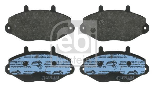 21469 FEBI BILSTEIN Front Axle, excl. wear warning contact Width: 71,8mm, Thickness 1: 18,8mm Brake pads 16036 buy
