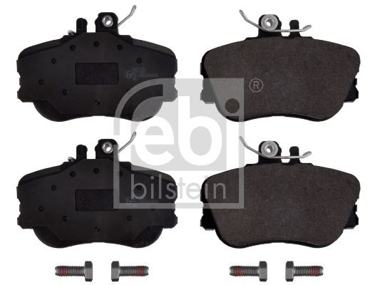 FEBI BILSTEIN 16067 Brake pad set Front Axle, prepared for wear indicator, excl. wear warning contact
