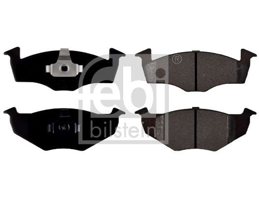 FEBI BILSTEIN 16072 Brake pad set Front Axle, excl. wear warning contact, with piston clip