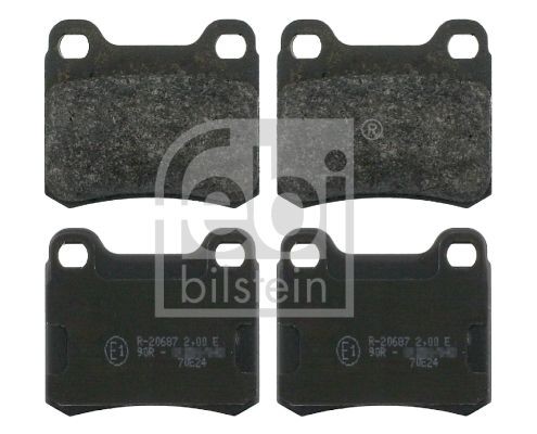 16154 Set of brake pads 16154 FEBI BILSTEIN Rear Axle, excl. wear warning contact