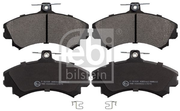 21920 FEBI BILSTEIN Front Axle, with acoustic wear warning Width: 72,5mm, Thickness 1: 15,5mm Brake pads 16213 buy