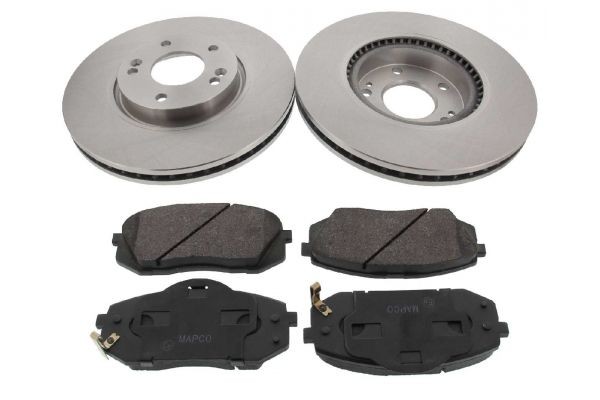 Hyundai Brake discs and pads set MAPCO 47938 at a good price