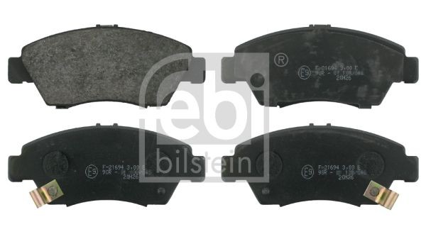 FEBI BILSTEIN 16305 Brake pad set Front Axle, with acoustic wear warning