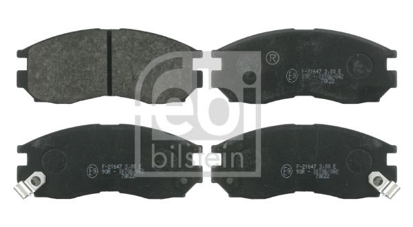 FEBI BILSTEIN 16327 Brake pad set Front Axle, with acoustic wear warning