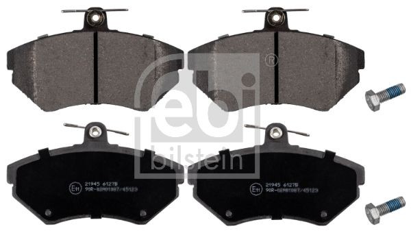 16336 Set of brake pads 21945 FEBI BILSTEIN Front Axle, excl. wear warning contact, with screw set