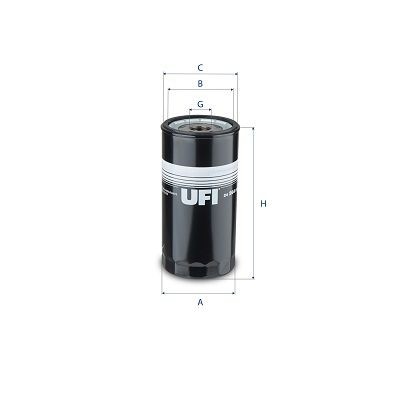 UFI 24.264.00 Fuel filter 25014274