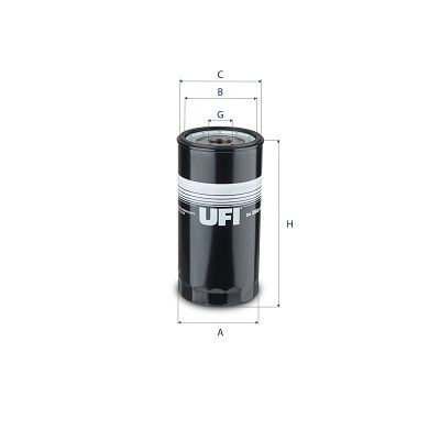 UFI 24.265.00 Fuel filter 12978047