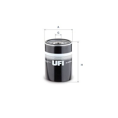UFI 24.472.00 Fuel filter 001 302 279 0