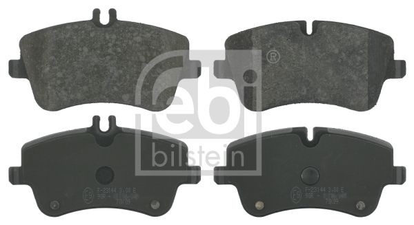 16378 FEBI BILSTEIN Brake pad set MERCEDES-BENZ Front Axle, prepared for wear indicator