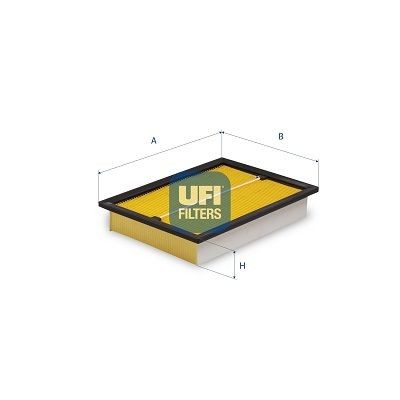 UFI Filter Insert, 295 mm x 214 mm x 54 mm Width: 214mm, Height: 54mm, Length: 295mm Cabin filter 53.510.00 buy