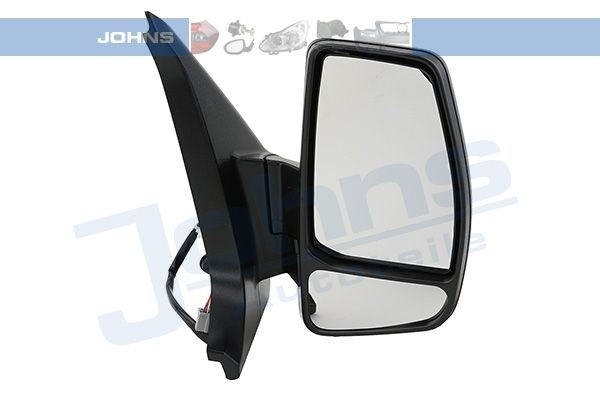 JOHNS Right, black, for electric mirror adjustment, Convex, Heatable, with wide angle mirror Side mirror 32 49 38-21 buy