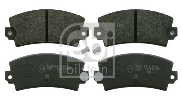 FEBI BILSTEIN 16407 Brake pad set Rear Axle, with acoustic wear warning