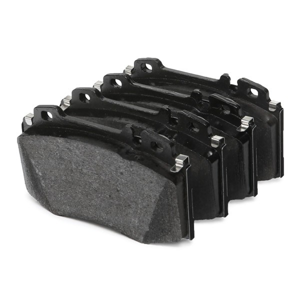 16454 Set of brake pads 16454 FEBI BILSTEIN Front Axle, with anti-squeak plate, with fastening material