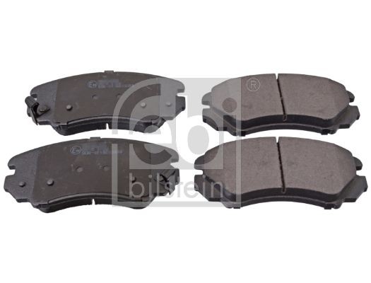 23891 FEBI BILSTEIN Front Axle, with acoustic wear warning Width: 59,9mm, Thickness 1: 16,9mm Brake pads 16489 buy