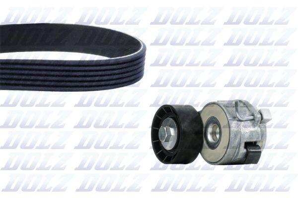 05KD6PK1070 DOLZ Length: 1070mm, Width: 21,3mm Timing belt set SKD205A buy