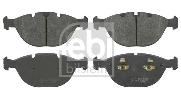 FEBI BILSTEIN 16501 Brake pad set Front Axle, prepared for wear indicator, with piston clip