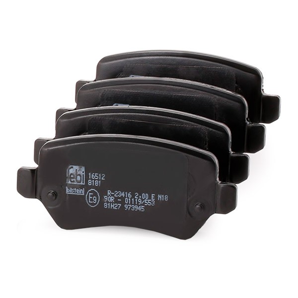 16512 Disc brake pads FEBI BILSTEIN D1362-8471 review and test