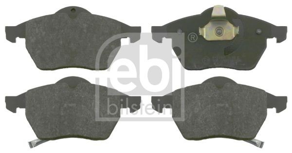 FEBI BILSTEIN 16513 Brake pad set Front Axle, with acoustic wear warning, with piston clip