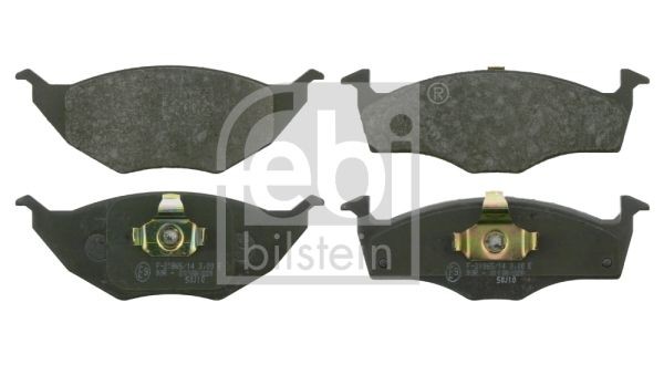 FEBI BILSTEIN 16530 Brake pad set Front Axle, excl. wear warning contact, with piston clip